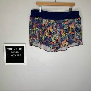 Patagonia Graphic Hydro Peak Surf Shorts XL Multicolor Active Swim